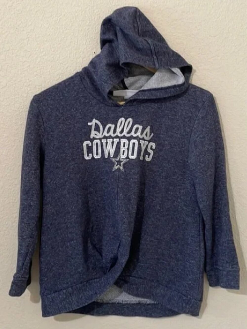 Dallas Cowboys Football Sammy Twist Fleece Pullover Hoodie Size Large 12/14